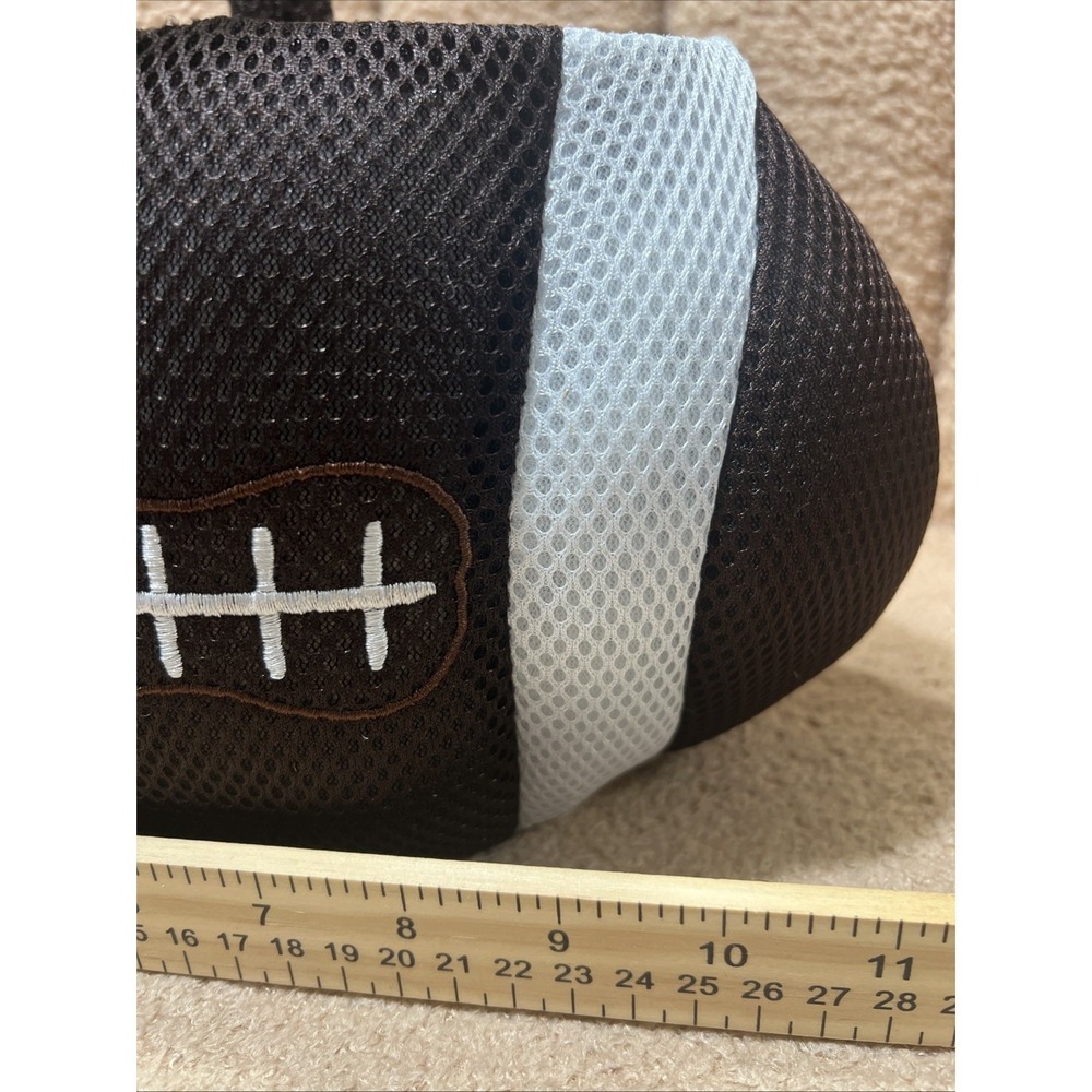 Dan Dee Football Halloween Easter Treat Bucket Basket Purse Tote Tag Removed - Picture 8 of 9
